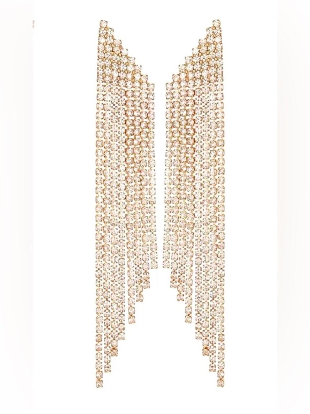 Rhinestone Drop Earrings*
